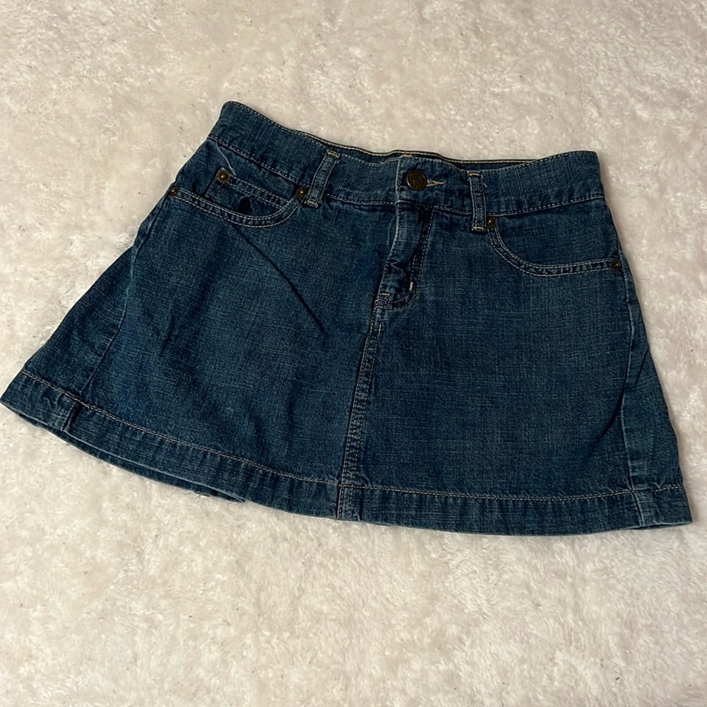 EUC Ralph Lauren girls denim jean skirt skirt 12